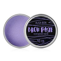 Паста для бровей "BROW PASTE" фиолетовая, ALISA BON 10гр
