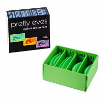 Валики для ламинирования ресниц "Pretty Eyes" soft 4 размера