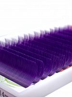Ресницы цветные Lash&Go фиолетовые 16 линий
