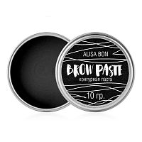 Паста для бровей "BROW PASTE" черная, ALISA BON 10гр