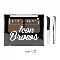 ART-VISAGE Двойные тени для бровей ICON BROWS, оттенок 102