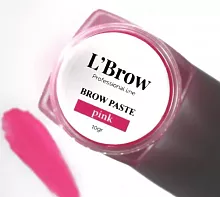 Паста для бровей L'Brow розовая 10 гр