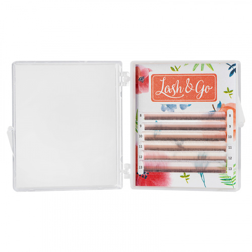 Цветные ресницы Lash&Go белые (6 линий)